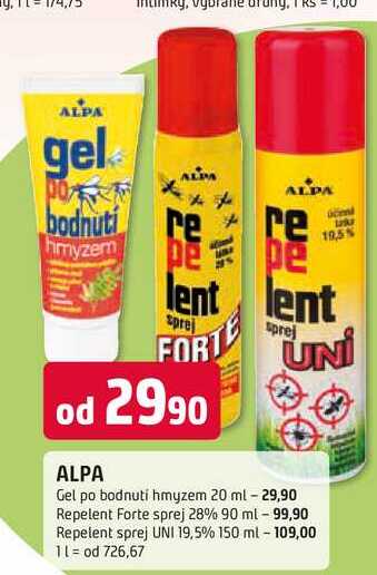 ALPA Gel po bodnuti hmyzem 20 ml 