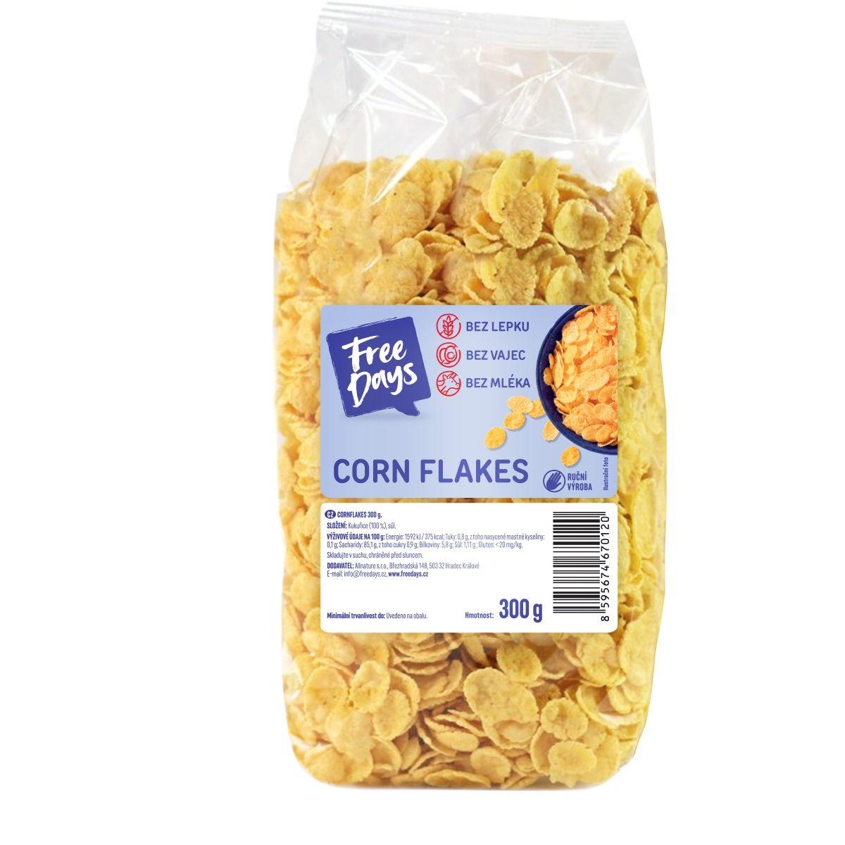 FreeDays Corn flakes, 300 g