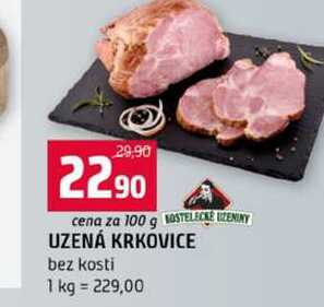 UZENÁ KRKOVICE bez kosti 100g
