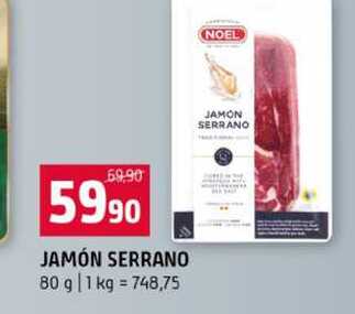 JAMÓN SERRANO 80 g