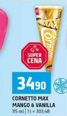 CORNETTO MAX MANGO & VANILLA 115 ml 