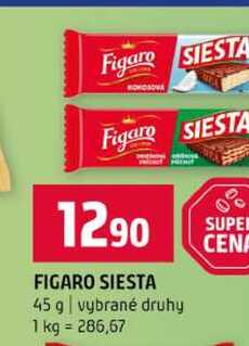 FIGARO SIESTA 45 g vybrané druhy 
