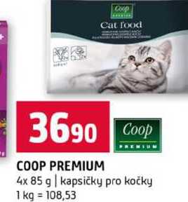 COOP PREMIUM 4x 85 g kapsičky pro kočky 