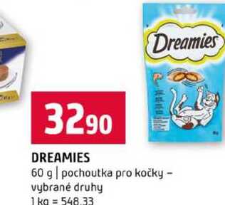 Dreamies 60 g pochoutka pro kočky vybrané druhy