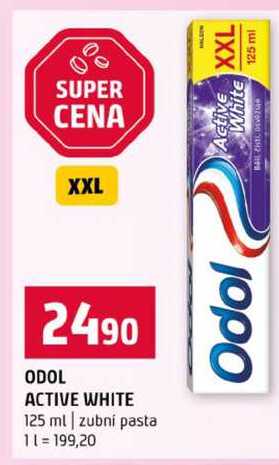ODOL ACTIVE WHITE 125 ml zubní pasta 