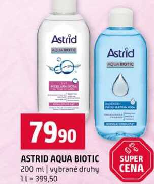 ASTRID AQUA BIOTIC 200 ml vybrané druhy