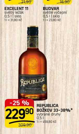 REPUBLICA BOŽKOV 33-38% 0,5l