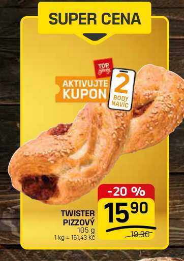 TWISTER PIZZOVÝ 105 g 