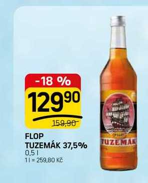 TUZEMÁK 37,5% FLOP 0,5l