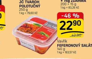 FEFERONOVÝ SALÁT 140 g