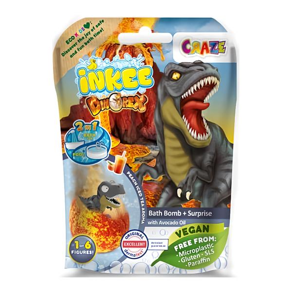 Inkee Šumivá bomba do vany s překvapením – Dinosaurus