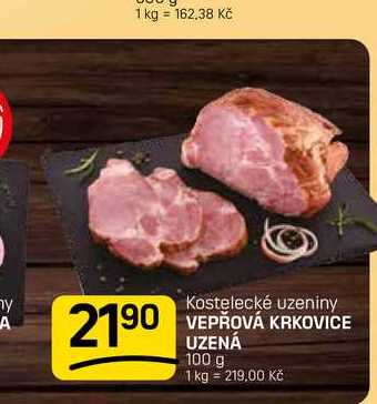 VEPŘOVÁ KRKOVICE UZENÁ 100 g 