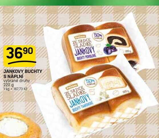 JANKOVY BUCHTY S NÁPLNÍ vybrané druhy 220 g