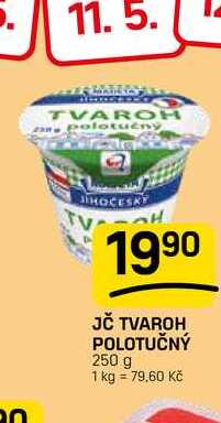 JČ TVAROH POLOTUČNÝ 250 g