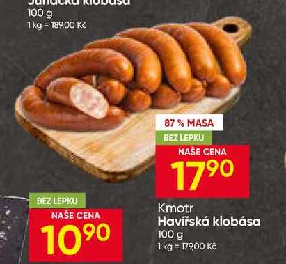 Kmotr Havířská klobása 100 g
