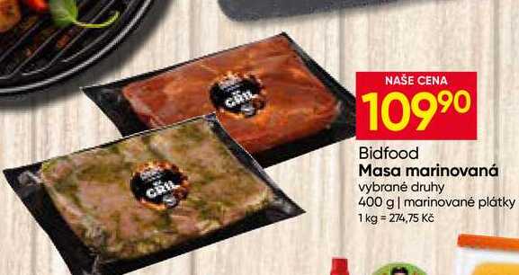 Bidfood Masa marinovaná vybrané druhy 400 g 