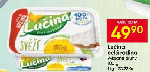 Lučina celá rodina vybrané druhy 180 g