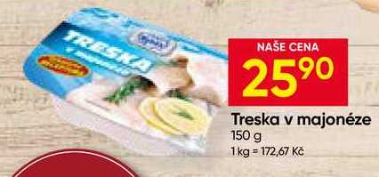 Treska v majonéze 150 g 