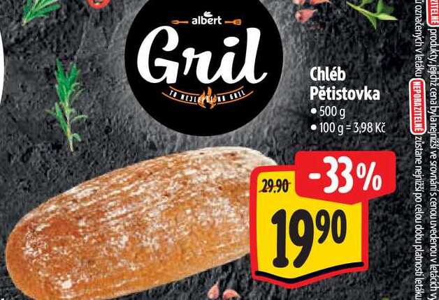  l Pětistovka Chléb 500 g