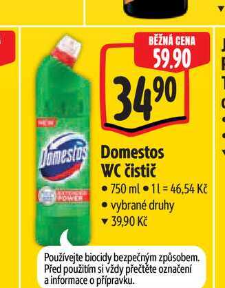  Domestos WC čistič  750 ml