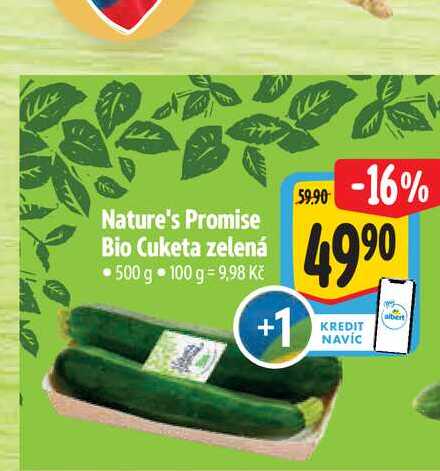 Nature's Promise Bio Cuketa zelená 500 g  
