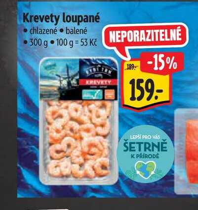 Krevety loupané  300 g