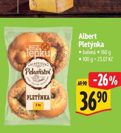   Albert Pletýnka  160 g