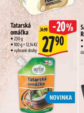Tatarská  omáčka 230g  