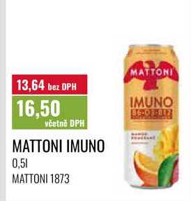 MATTONI IMUNO 0,5l