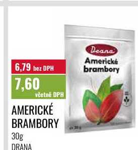 AMERICKÉ BRAMBORY 30g