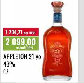 APPLETON 21 yo 43% 0,7l