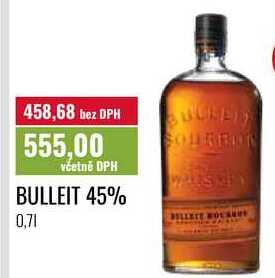 BULLEIT 45% 0,7l