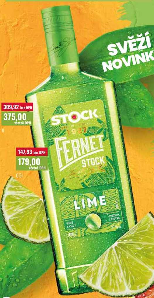 STOCK FERNET LIME 0,5l, 1l