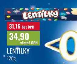 LENTILKY 120g 