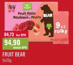 FRUIT BEAR 9x20g 