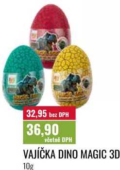 VAJÍČKA DINO MAGIC 3D 10g 