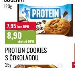 PROTEIN COOKIES S ČOKOLÁDOU 25g 