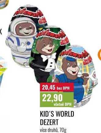 KID'S WORLD DEZERT 70g 
