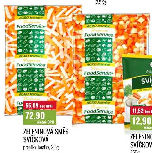 ZELENINOVÁ SMĚS SVÍČKOVÁ 2,5g