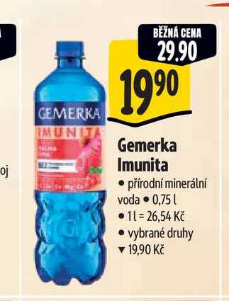  Gemerka Imunita  0,75 l