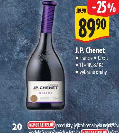   J.P. Chenet  0,75 l