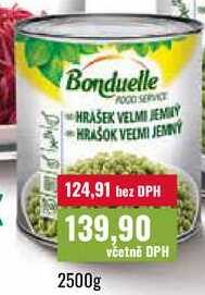 Bonduelle FOOD SERVICE hrášek 2500g