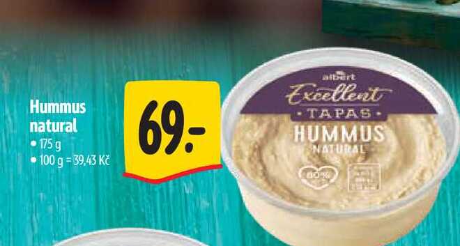 Hummus natural 175 g 