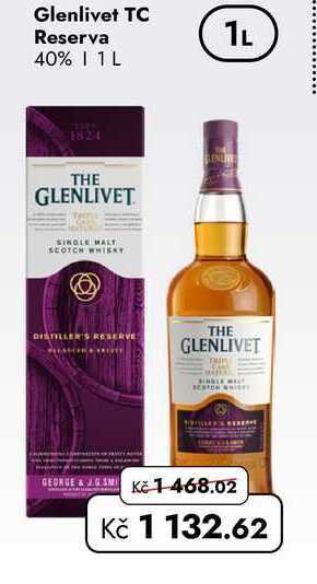 Glenlivet TC Reserva 40% 1 L