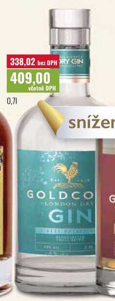 GOLDCOCK GIN 0,7l  