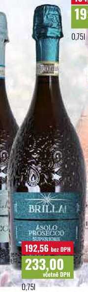 BRILLA SOLO PROSECCO 0,75l