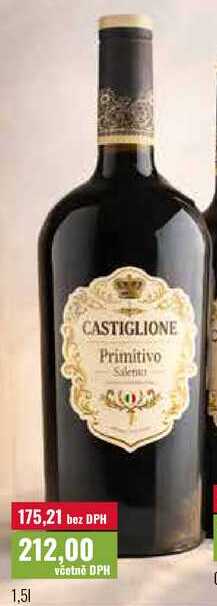 CASTIGLIONE Primitivo 1,5l