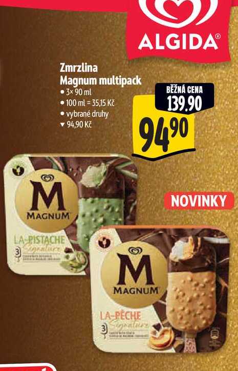 Zmrzlina Magnum multipack 3x 90 ml  