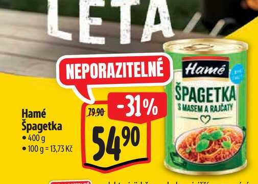   Hamé Špagetka 400 g 