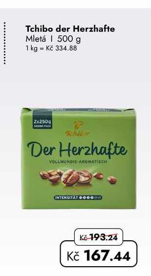 Tchibo der Herzhafte Mletá | 500 g  